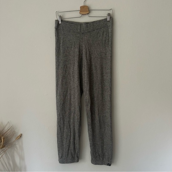 Knitwit Cashmere Silk Jogger Pants in Grey Medium - Picture 1 of 8
